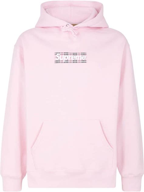 burberry x supreme jeans|supreme burberry hoodie pink.